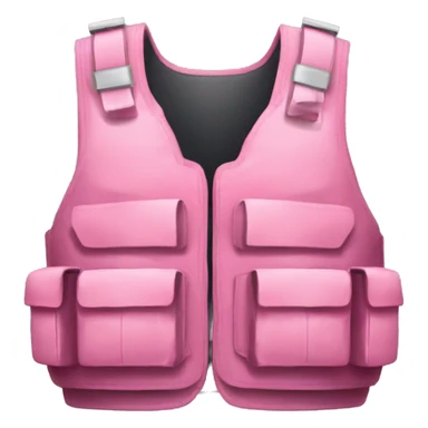 Bulletproof vest pink  sticker