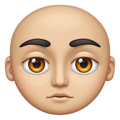 one eye bigger than the other side eye emoji sticker