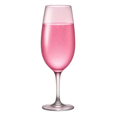 Pink sparkling wine  sticker