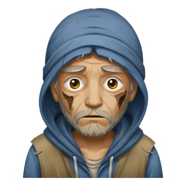 Homeless person  sticker