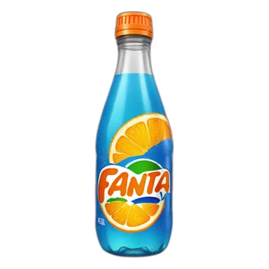 fanta bottle sticker