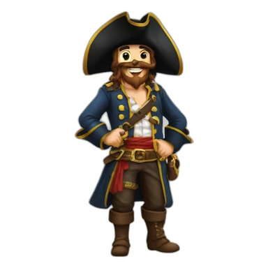 Rhum pirate sticker