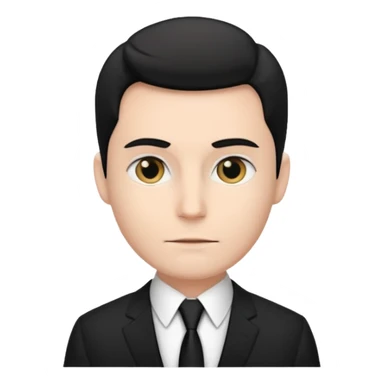 Coringa branco  sticker