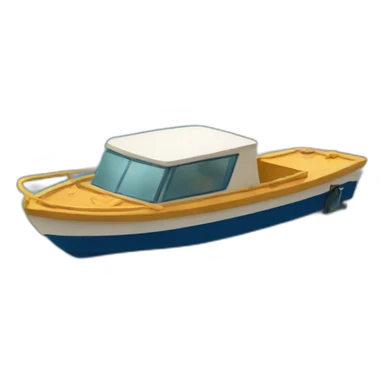 Drive a boats in road sticker