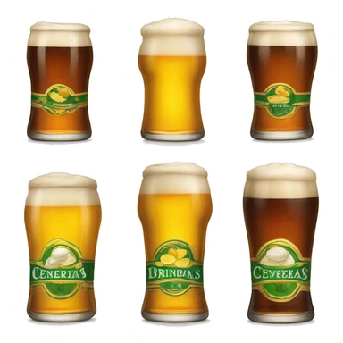 Tres jarras de cervezas y brindando sticker