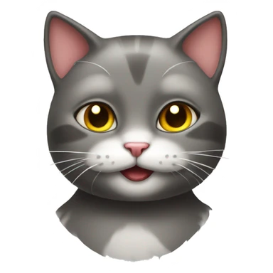 haha kitty sticker