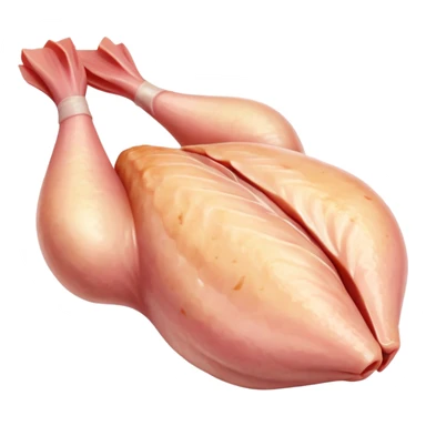 pieces of raw chicken sticker