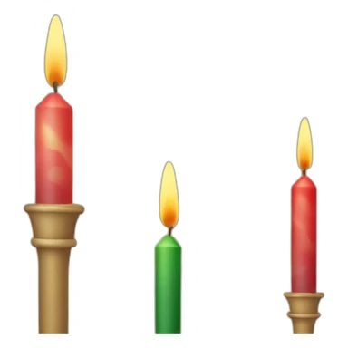 christmas candles landern sticker