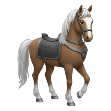 Cheval balade sticker