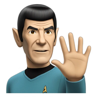 Spock live long and prosper sticker