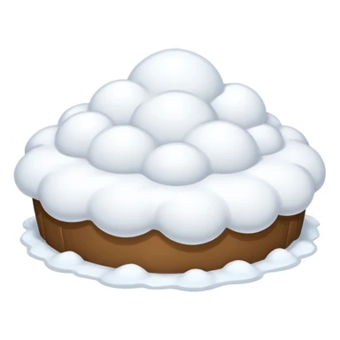 Snow on yhe ground sticker