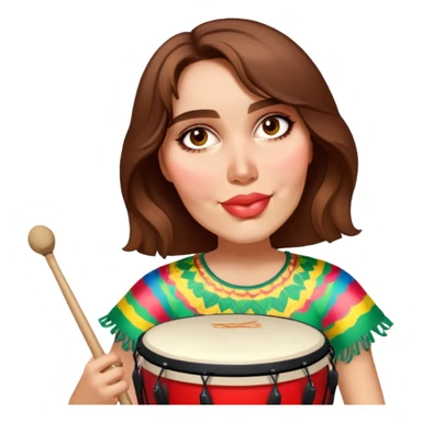 Festive Drummer sticker