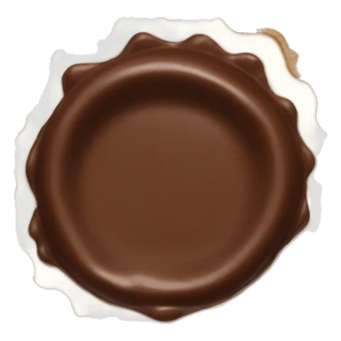 Chocolate peanut butter cup  sticker
