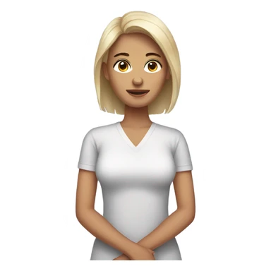 woman with psoriasis sticker