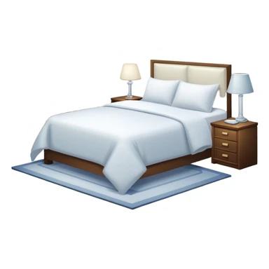 A dimly lit white bedroom. The bed is neatly made, and a glass of water sits beside a book on a cozy nightstand. Soft lighting signals a peaceful wind-down, representing the calm and control that comes from reclaiming your evenings. sticker