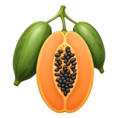 papaya fruit sticker
