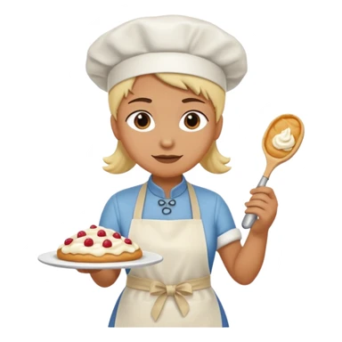 Barista frosting a pastry

 sticker