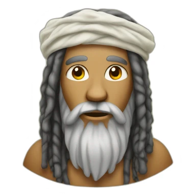 white rastaman sticker