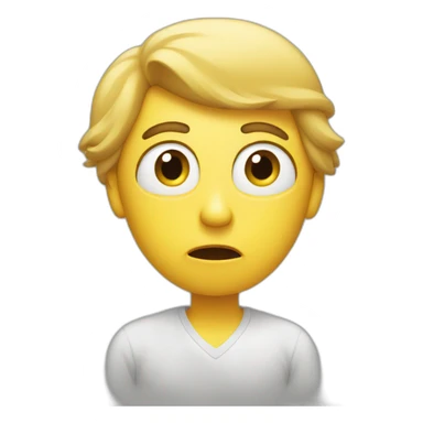 confused person sticker