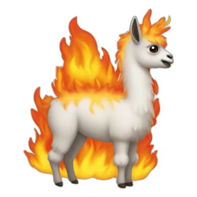 LLAMAS DE FUEGO sticker