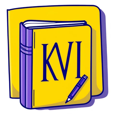 Closed purple book identical to the red book emoji 📕 but purple colored with "VOL. 5" written on the cover sticker