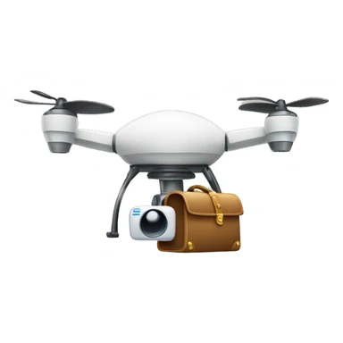 La dron con bolsa de dinero  sticker