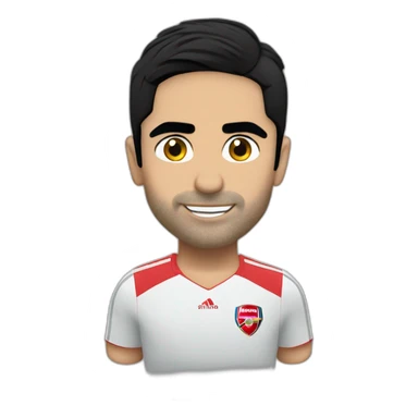 mikel arteta sticker