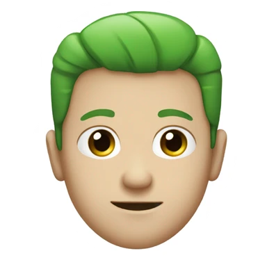 white man with four leaf clover sticker