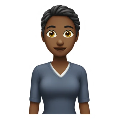 ragazza mora  sticker