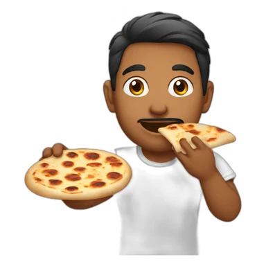 indian bro eating naans sticker