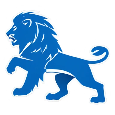 Detroit lions sticker