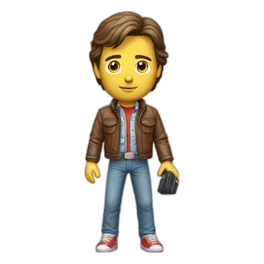 Marty McFly en 1985 sticker