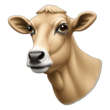 Chameau énervée sticker