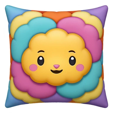 colorful pillow  sticker