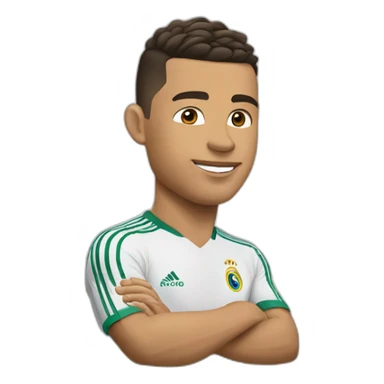 Ronaldo qui fais un pouce  sticker