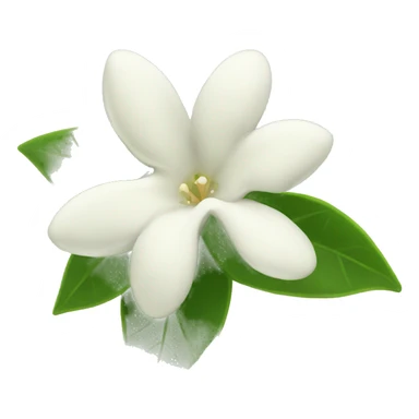 Night Jasmine flower sticker