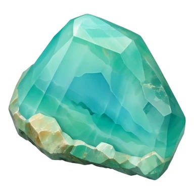 peruvian opal gemstone raw crystal mineral detailed sticker