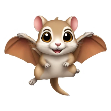 Flying squirrels sticker