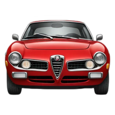 car alfa romeo sticker