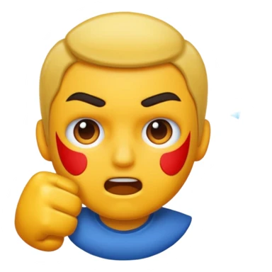 Getting Punched in the face sticker