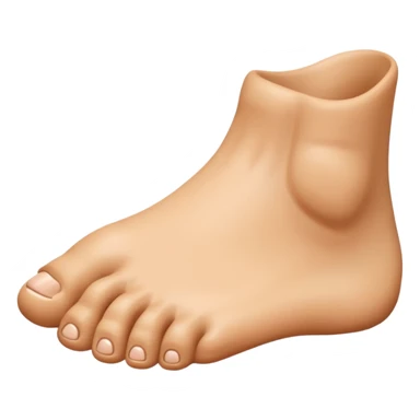 Microsoft Style 3d Foot sticker