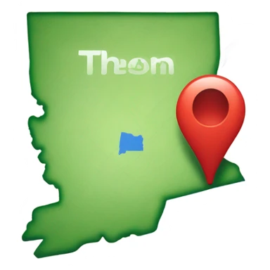 map pin on New Jersey sticker