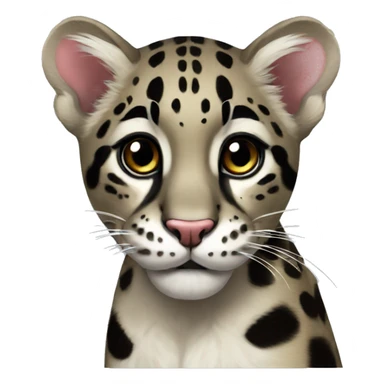 Clouded Leopard  sticker