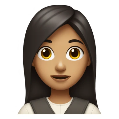 A girl with dark hair and a bible in her hands sticker