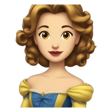 Belle et la bête sticker