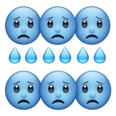 😇Emojis de triste sticker