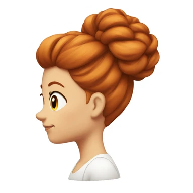 Redhead bun sticker