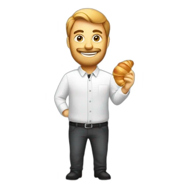 product manager and croissant sticker