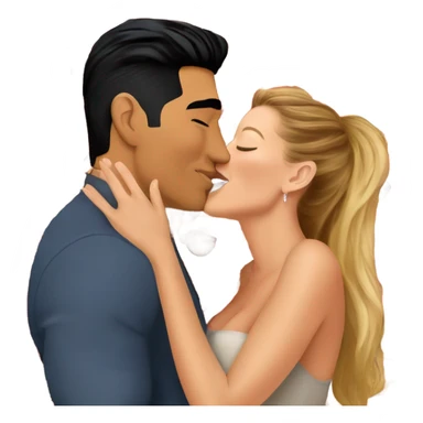 Mario Lopez kissing Blake lively sticker
