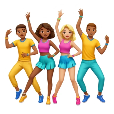 Racaille dansant la trend no batido sticker